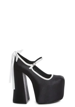 Widow Platforms|Heels*Sweet Sonata Platform Mary Janes