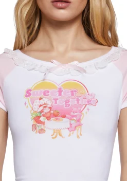 Dolls Kill | Care Bears x Strawberry Shortcake Tops|Plus*Sweet Team Graphic Tee