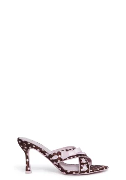 Sugar Thrillz Heels|Sandals*Sweetheart Glance Heeled Sandals - Polka Dot