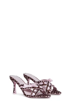 Sugar Thrillz Heels|Sandals*Sweetheart Glance Heeled Sandals - Polka Dot