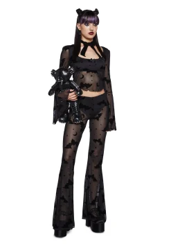 The Grave Girls Tops*Sweetly Sinister Crop Top