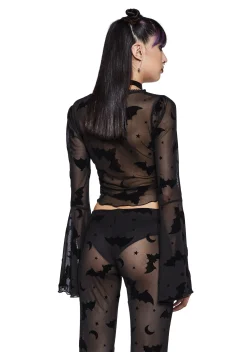 The Grave Girls Tops*Sweetly Sinister Crop Top