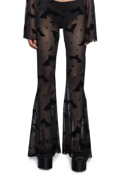 The Grave Girls Bottoms|Pants*Sweetly Sinister Flared Pants