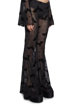 The Grave Girls Bottoms|Pants*Sweetly Sinister Flared Pants