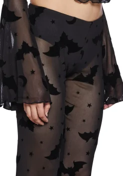 The Grave Girls Bottoms|Pants*Sweetly Sinister Flared Pants