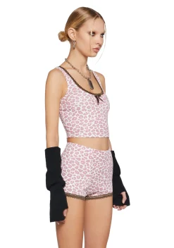 Current Mood Outerwear|Plus*Sweetly Spotted PJ Set