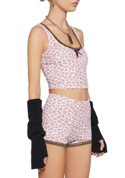 Current Mood Outerwear|Plus*Sweetly Spotted PJ Set