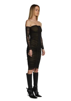 Poster Grl Dresses*Swipe Left Mesh Midi Dress