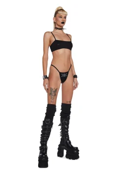 Widow Lingerie*Symbols Graphic Thong