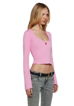 Sugar Thrillz Tops*Take A Bite Long Sleeve Tee