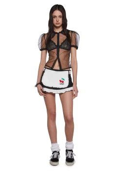 Dolls Kill x Hole Bottoms|Skirts*Take Everything Apron Mini Skirt