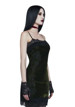 Widow Dresses|Plus*Take Me To The Altar Slip Dress - Green