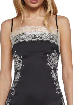 Widow Dresses*Take Me To The Altar Slip Dress - Black