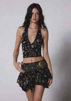 Current Mood Bottoms|Skirts*Tales Of Fantasy Mini Skirt - Floral
