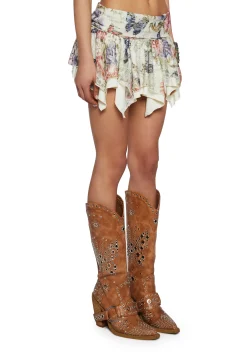Current Mood Bottoms|Skirts*Tales Of Fantasy Mini Skirt - Floral Fairy
