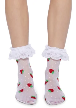 x_Leg Avenue Socks & Tights*Tasty Serenade Lace Socks