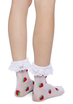 x_Leg Avenue Socks & Tights*Tasty Serenade Lace Socks