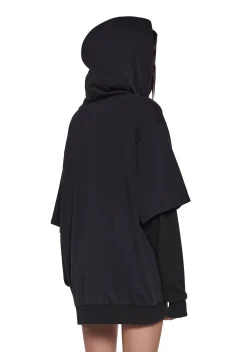 Dolls Kill x Slipknot Sweatshirts & Hoodies|Tops*Tattered & Torn Knit Hoodie