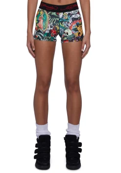 Ed Hardy Bottoms|Shorts*Tattoo Collage Sports Shorts