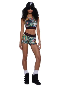 Ed Hardy Tops*Tattoo Collage Sports Tank Top