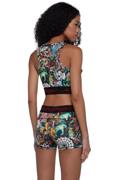 Ed Hardy Tops*Tattoo Collage Sports Tank Top