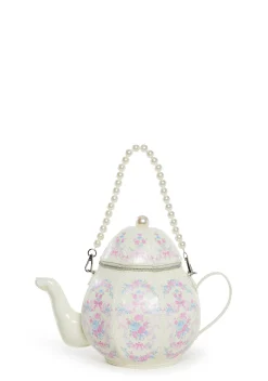 Sugar Thrillz Bags*Tea Society Handbag - White