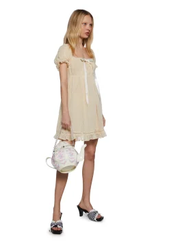 Sugar Thrillz Bags*Tea Society Handbag - White