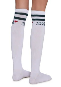 Dolls Kill x Twilight Socks & Tights*Team Jacob Knee High Socks