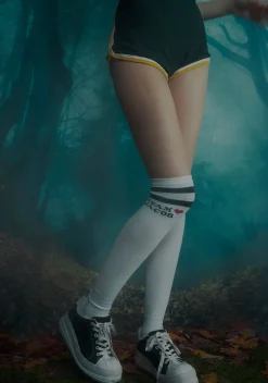 Dolls Kill x Twilight Socks & Tights*Team Jacob Knee High Socks