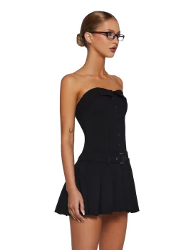 x_Hesperus Dresses|Mini Dresses*Tech Girl Rising Mini Dress - Black