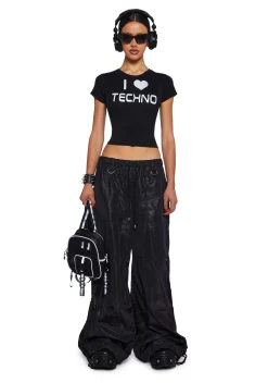 Club Exx Tops*Techno Love Baby Tee