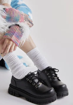 dELiA*s by Dolls Kill Flats*Teen Craft Oxford Shoes