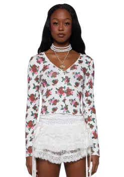 Sugar Thrillz Tops*Tender Romance Knit Cardigan