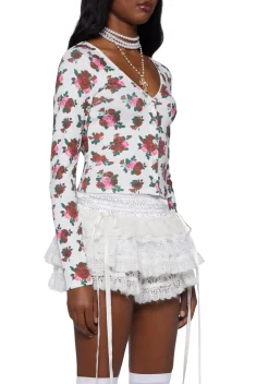 Sugar Thrillz Tops*Tender Romance Knit Cardigan
