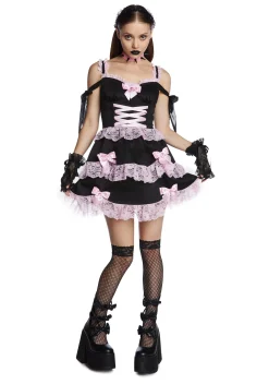 Widow Dresses|Mini Dresses*Thank Goth For You Mini Dress