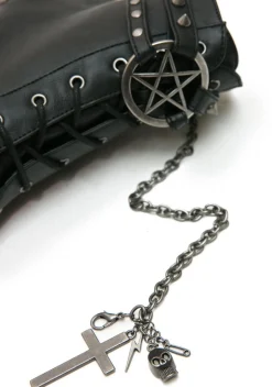 Demonia Heels*The Craft Studded Wedge Boot