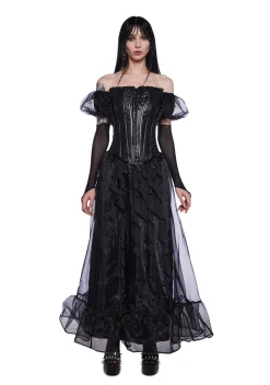 Dolls Kill X Beetlejuice Dresses*The Delores Maxi Dress