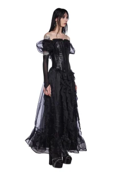 Dolls Kill X Beetlejuice Dresses*The Delores Maxi Dress