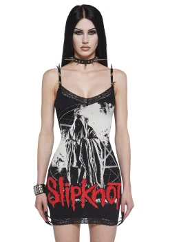 Dolls Kill x Slipknot Dresses|Plus*The Heretic Anthem Bodycon Dress
