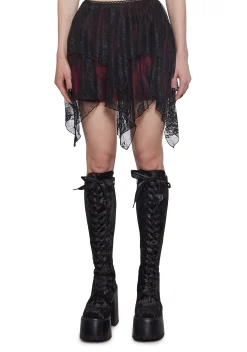 Widow Bottoms|Skirts*The Seventh Sense Mini Skirt