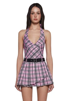 Sugar Thrillz Dresses*The Write Place Halter Dress