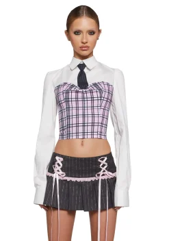 Sugar Thrillz Tops*The Write Place Long Sleeve Top
