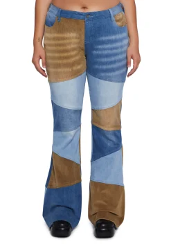 dELiA*s by Dolls Kill Bottoms|Pants*There She Goes Patchwork Jeans