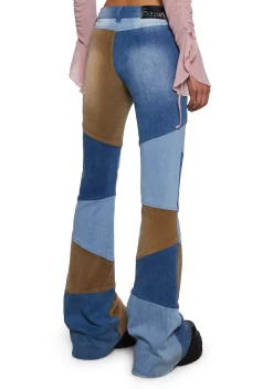 dELiA*s by Dolls Kill Bottoms|Pants*There She Goes Patchwork Jeans