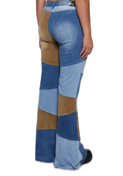 dELiA*s by Dolls Kill Bottoms|Pants*There She Goes Patchwork Jeans