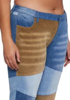 dELiA*s by Dolls Kill Bottoms|Pants*There She Goes Patchwork Jeans