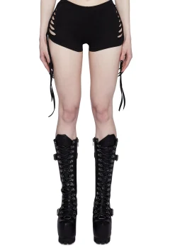 Widow Bottoms|Shorts*Thinking Rambunctious Shredded Shorts