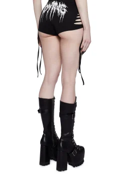 Widow Bottoms|Shorts*Thinking Rambunctious Shredded Shorts