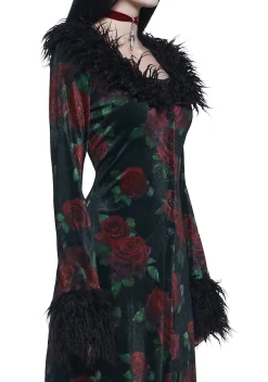 Widow Outerwear|Plus*Thorned Morte Velvet Duster