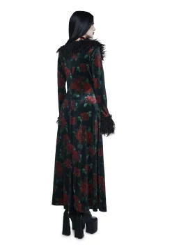 Widow Outerwear|Plus*Thorned Morte Velvet Duster